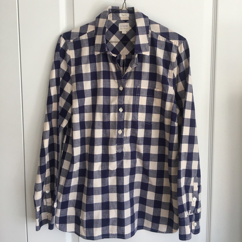 J.Crew Button Up Plaid Shirts